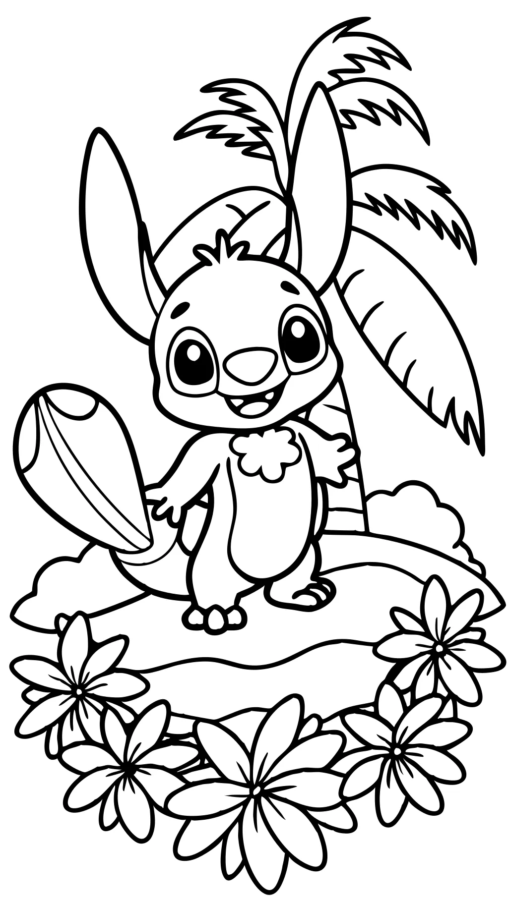 free lilo and stitch coloring pages